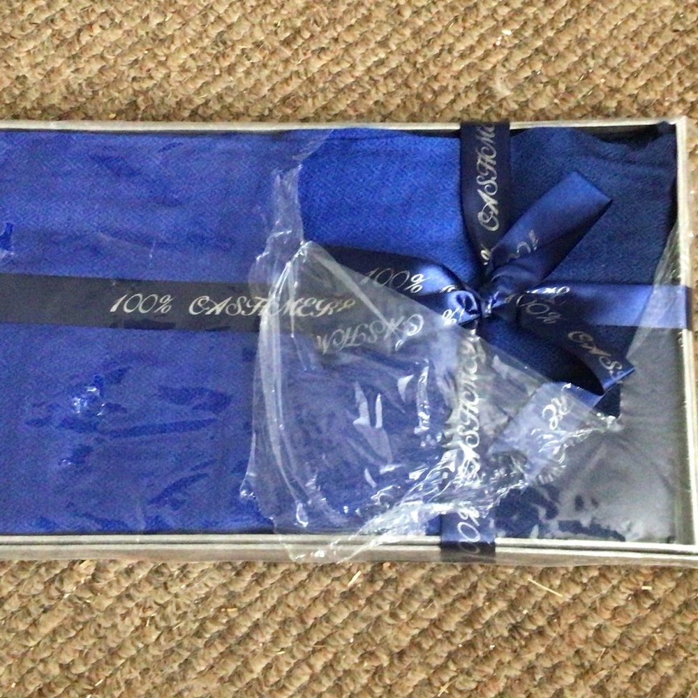 NWT 100% cashmere long scarf